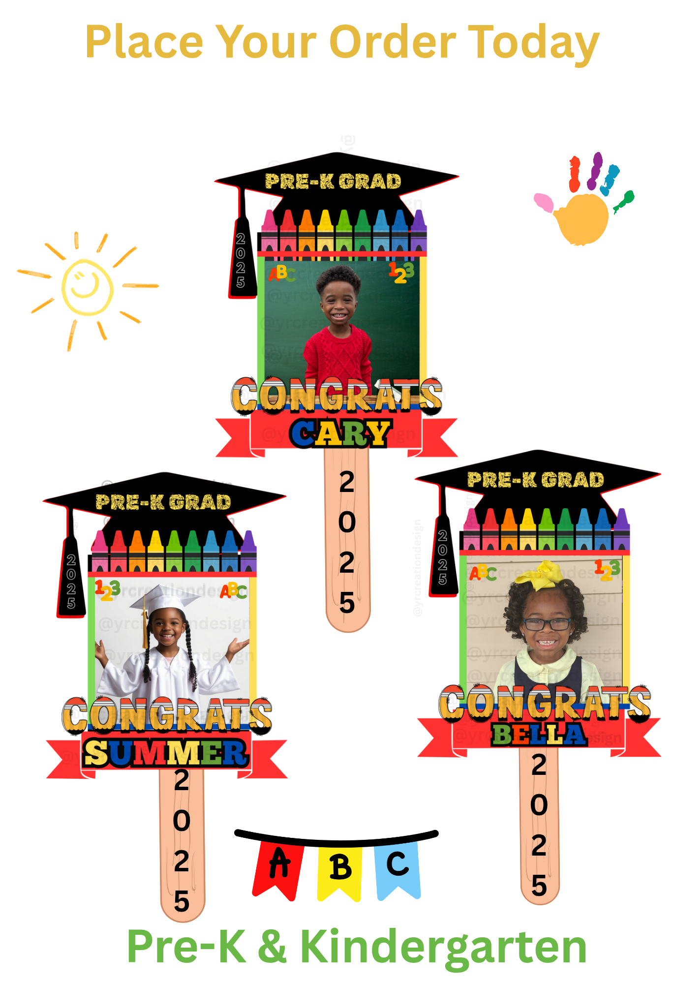 Customize Graduation Fan